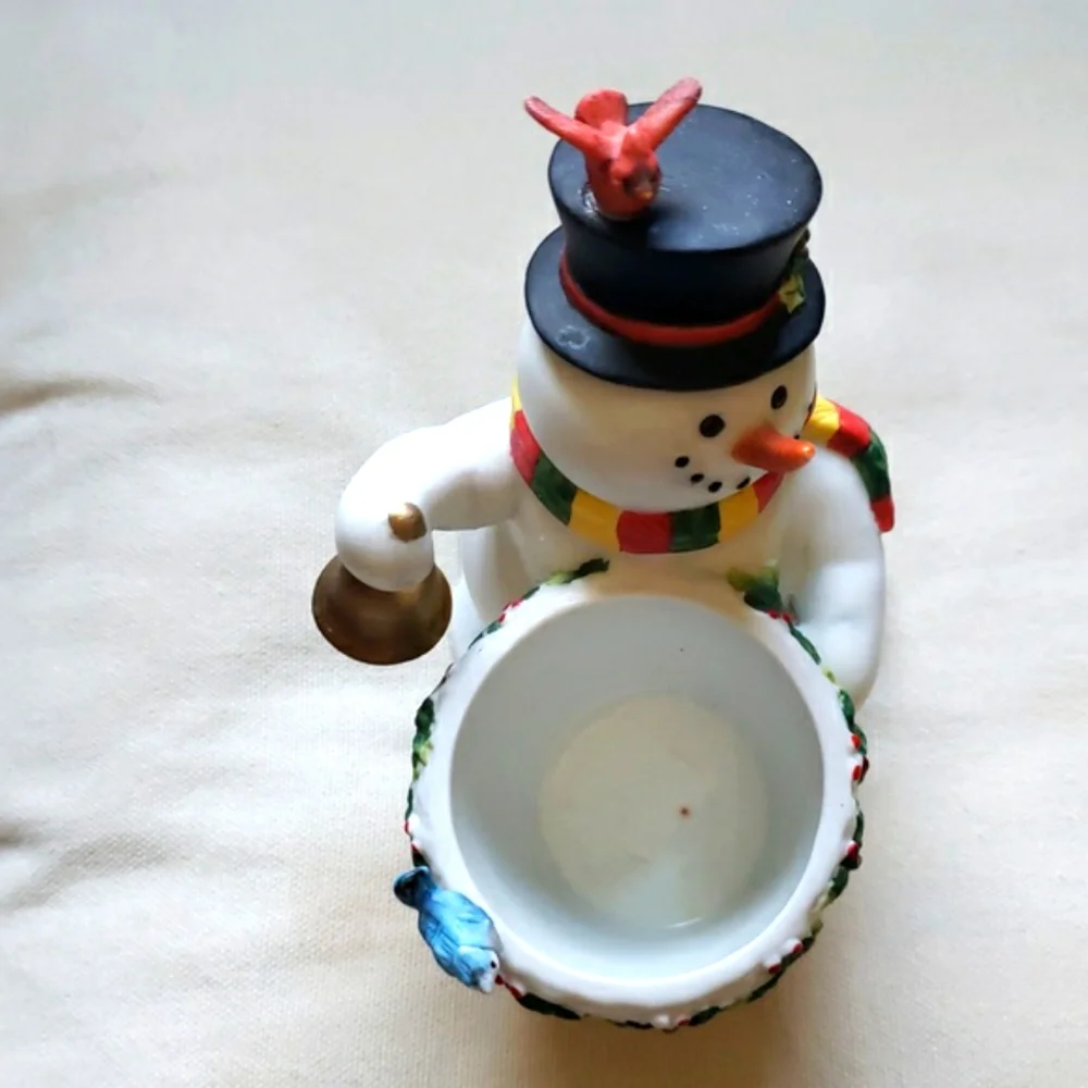PartyLite Snowman Votive Candle Holder